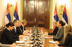 1 December 2022 The National Assembly Speaker in meeting with the Swedish Ambassador to Serbia 